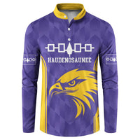 Custom Haudenosaunee Lacrosse Button Sweatshirt 2025 Go Nationals