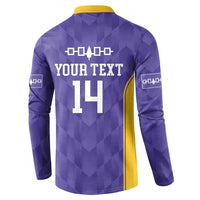 Custom Haudenosaunee Lacrosse Button Sweatshirt 2025 Go Nationals