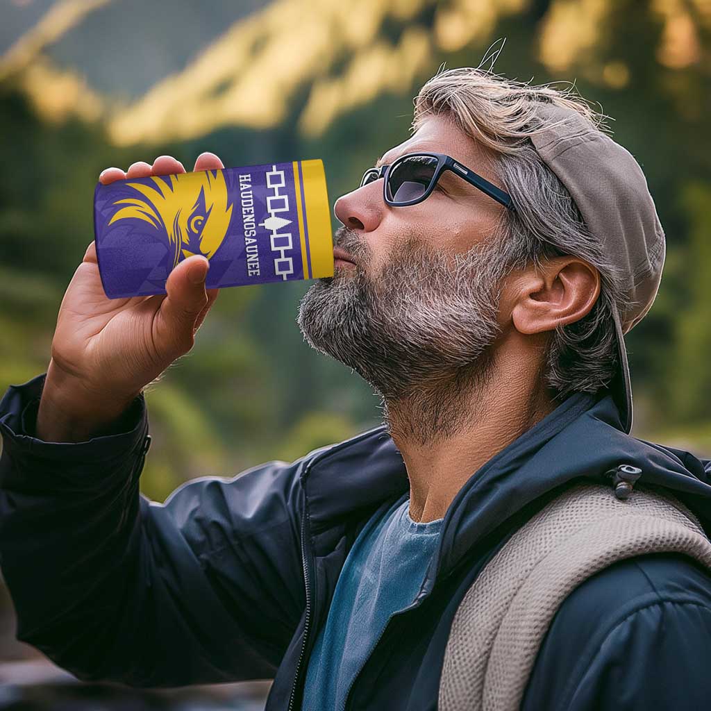 Custom Haudenosaunee Lacrosse 4 in 1 Can Cooler Tumbler 2025 Go Nationals