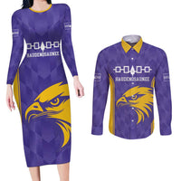 Custom Haudenosaunee Lacrosse Couples Matching Long Sleeve Bodycon Dress and Long Sleeve Button Shirt 2025 Go Nationals