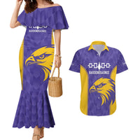 Custom Haudenosaunee Lacrosse Couples Matching Mermaid Dress and Hawaiian Shirt 2025 Go Nationals