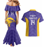 Custom Haudenosaunee Lacrosse Couples Matching Mermaid Dress and Hawaiian Shirt 2025 Go Nationals