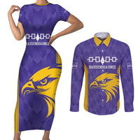 Custom Haudenosaunee Lacrosse Couples Matching Short Sleeve Bodycon Dress and Long Sleeve Button Shirt 2025 Go Nationals