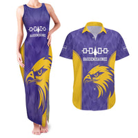 Custom Haudenosaunee Lacrosse Couples Matching Tank Maxi Dress and Hawaiian Shirt 2025 Go Nationals