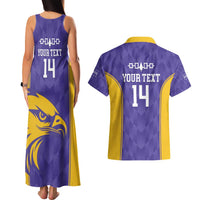 Custom Haudenosaunee Lacrosse Couples Matching Tank Maxi Dress and Hawaiian Shirt 2025 Go Nationals