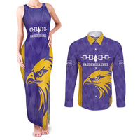 Custom Haudenosaunee Lacrosse Couples Matching Tank Maxi Dress and Long Sleeve Button Shirt 2025 Go Nationals