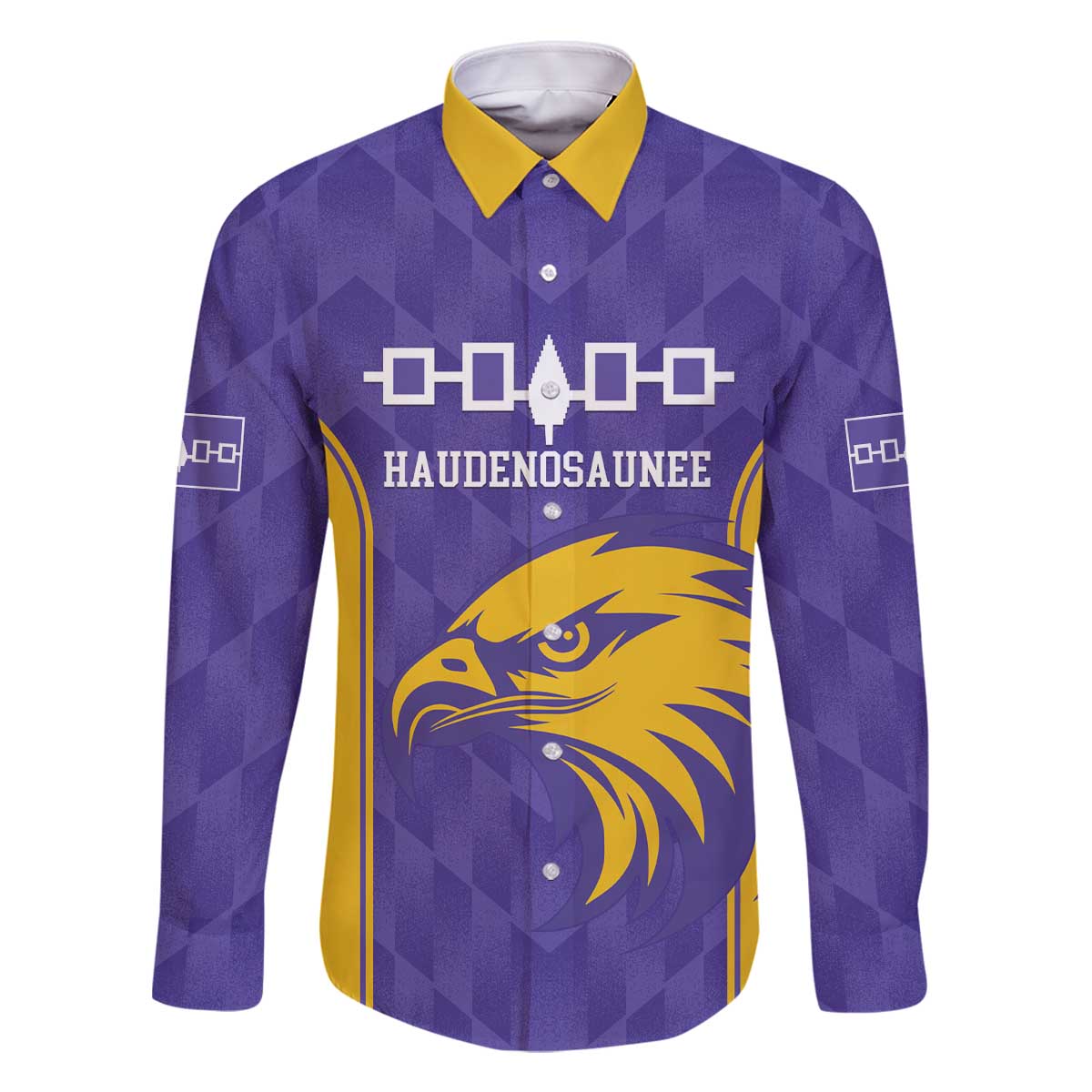Custom Haudenosaunee Lacrosse Family Matching Off The Shoulder Long Sleeve Dress and Hawaiian Shirt 2025 Go Nationals