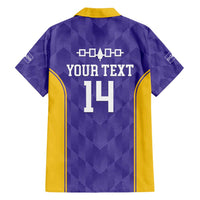 Custom Haudenosaunee Lacrosse Family Matching Off Shoulder Short Dress and Hawaiian Shirt 2025 Go Nationals