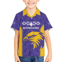 Custom Haudenosaunee Lacrosse Family Matching Puletasi and Hawaiian Shirt 2025 Go Nationals