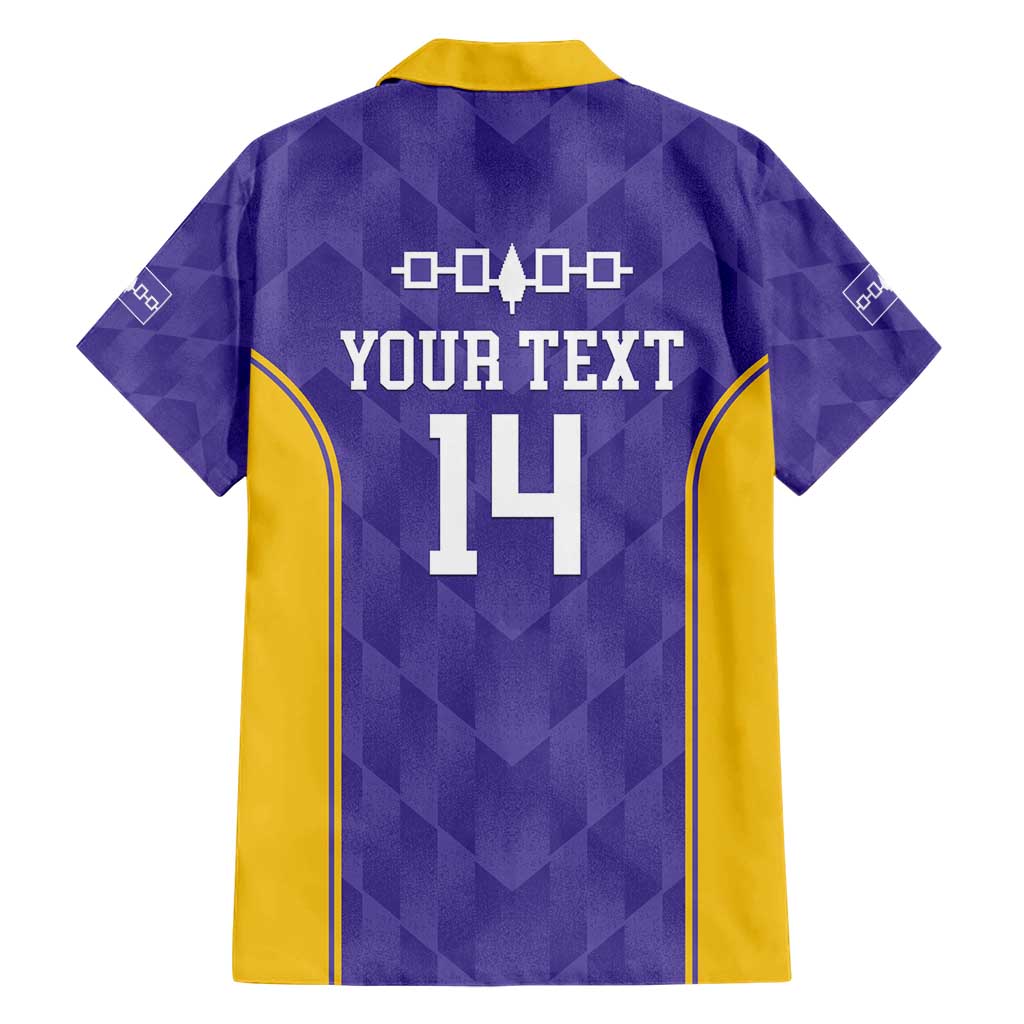 Custom Haudenosaunee Lacrosse Family Matching Short Sleeve Bodycon Dress and Hawaiian Shirt 2025 Go Nationals