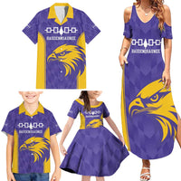 Custom Haudenosaunee Lacrosse Family Matching Summer Maxi Dress and Hawaiian Shirt 2025 Go Nationals