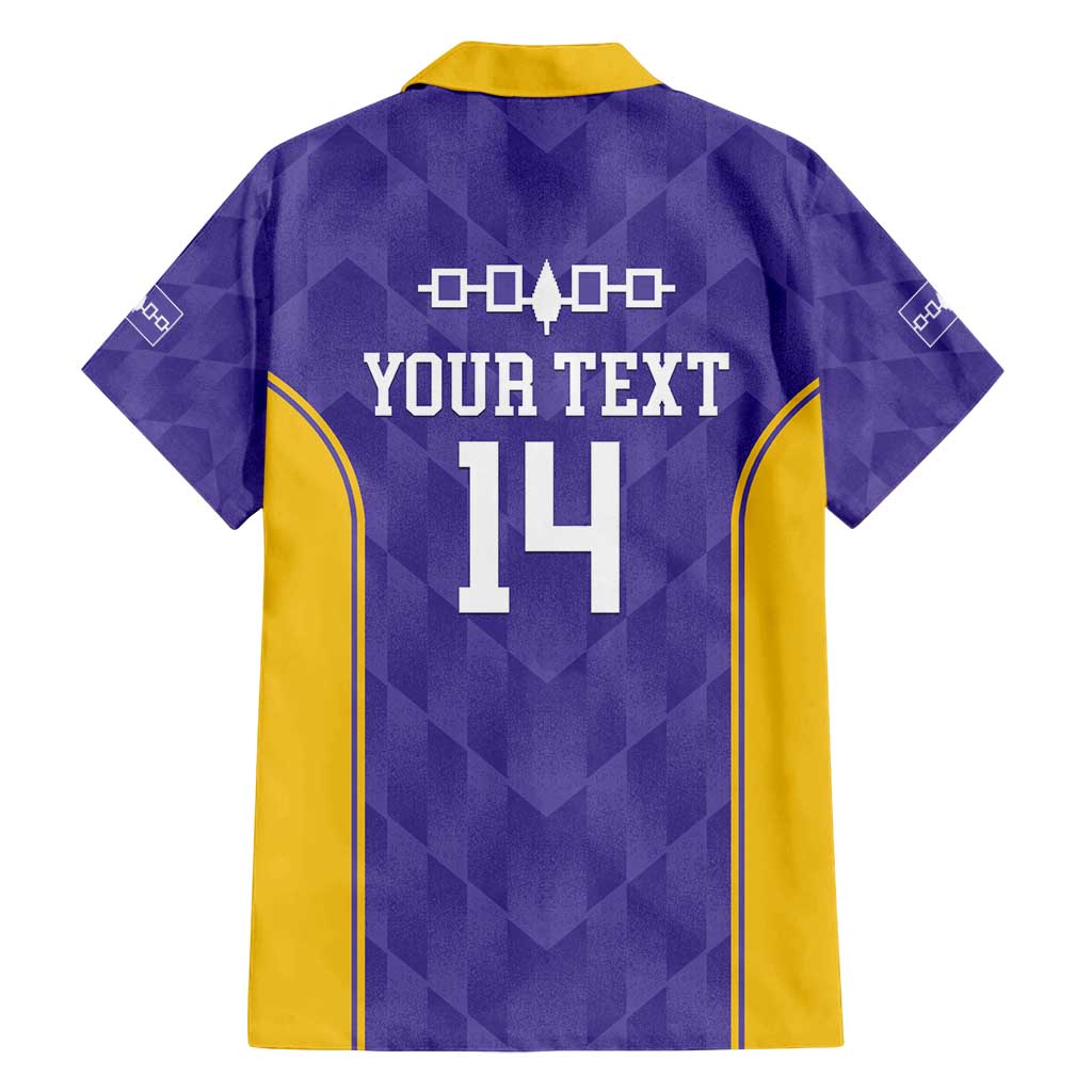 Custom Haudenosaunee Lacrosse Family Matching Summer Maxi Dress and Hawaiian Shirt 2025 Go Nationals