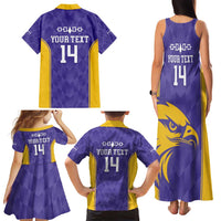Custom Haudenosaunee Lacrosse Family Matching Tank Maxi Dress and Hawaiian Shirt 2025 Go Nationals