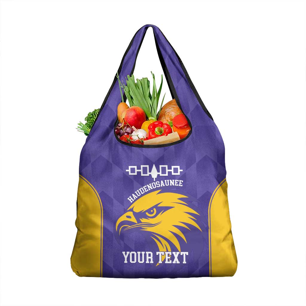 Custom Haudenosaunee Lacrosse Grocery Bag 2025 Go Nationals