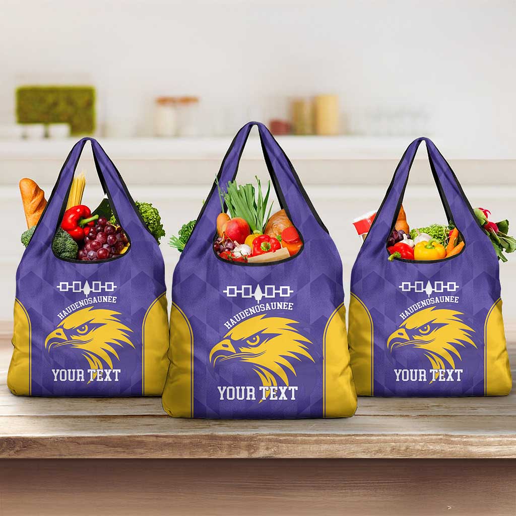 Custom Haudenosaunee Lacrosse Grocery Bag 2025 Go Nationals