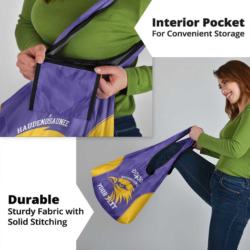 Custom Haudenosaunee Lacrosse Grocery Bag 2025 Go Nationals