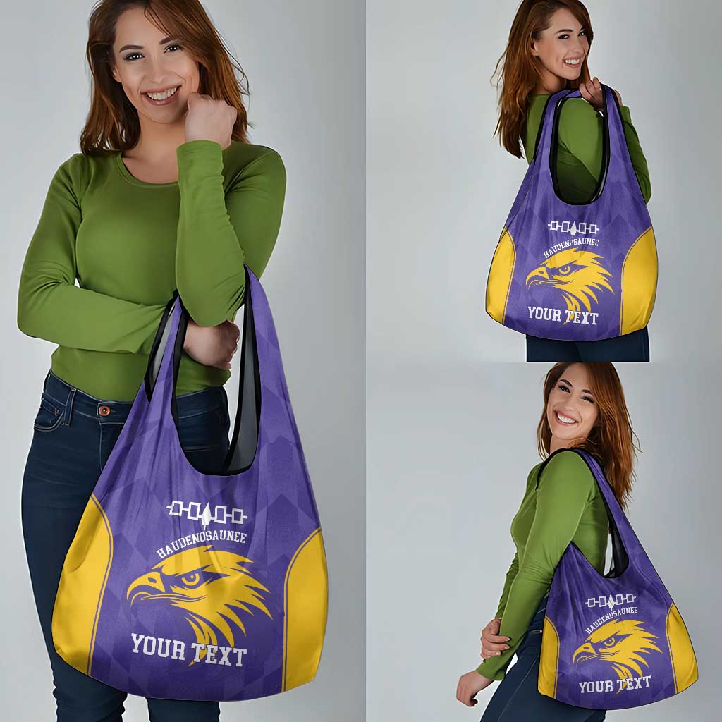 Custom Haudenosaunee Lacrosse Grocery Bag 2025 Go Nationals