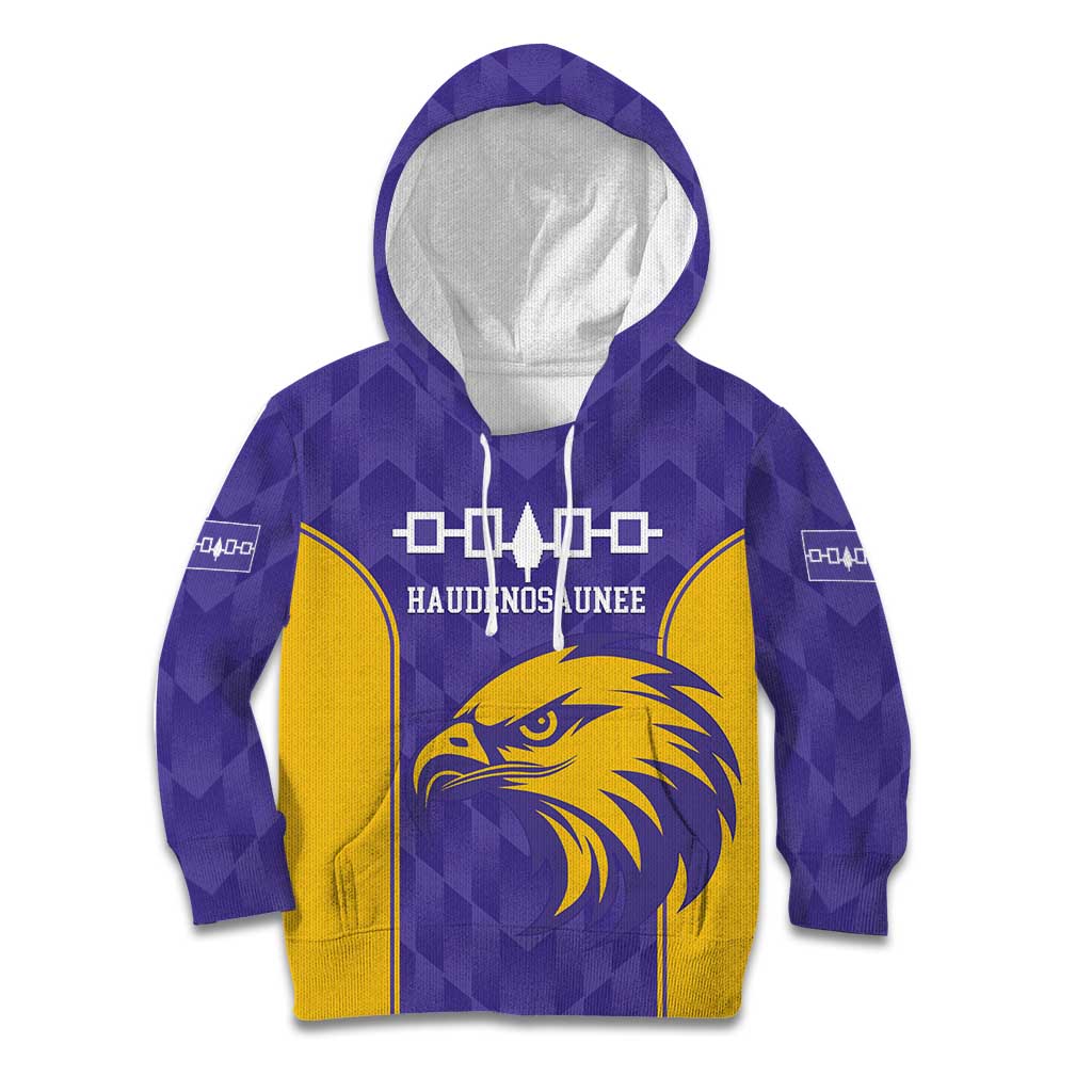 Custom Haudenosaunee Lacrosse Kid Hoodie 2025 Go Nationals