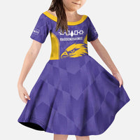 Custom Haudenosaunee Lacrosse Kid Short Sleeve Dress 2025 Go Nationals