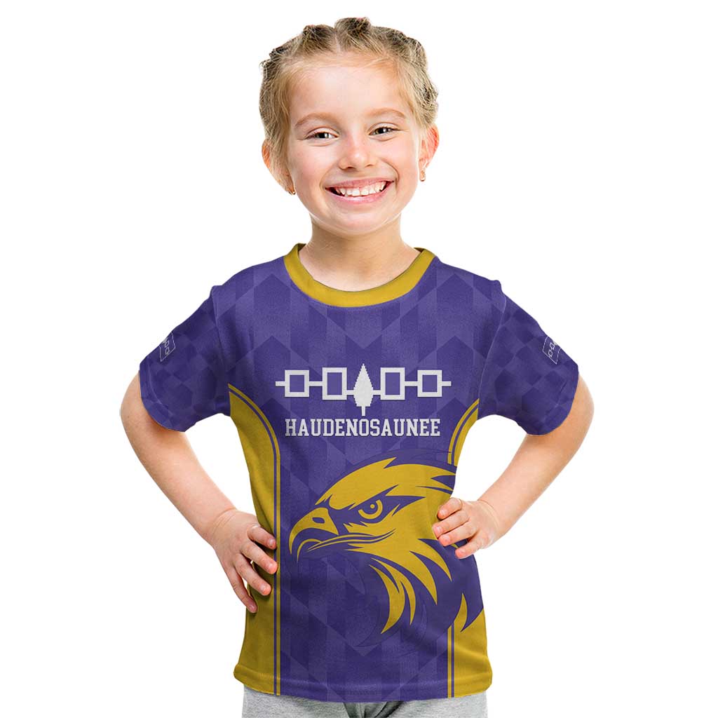 Custom Haudenosaunee Lacrosse Kid T Shirt 2025 Go Nationals