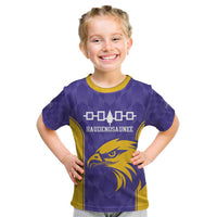 Custom Haudenosaunee Lacrosse Kid T Shirt 2025 Go Nationals
