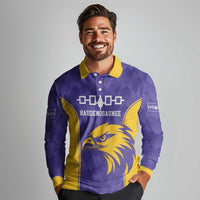 Custom Haudenosaunee Lacrosse Long Sleeve Polo Shirt 2025 Go Nationals