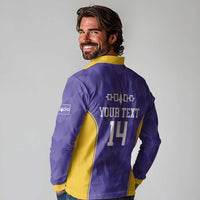 Custom Haudenosaunee Lacrosse Long Sleeve Polo Shirt 2025 Go Nationals