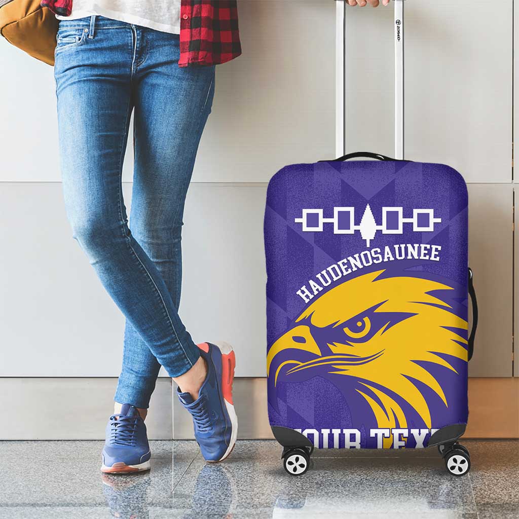 Custom Haudenosaunee Lacrosse Luggage Cover 2025 Go Nationals