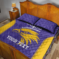 Custom Haudenosaunee Lacrosse Quilt Bed Set 2025 Go Nationals