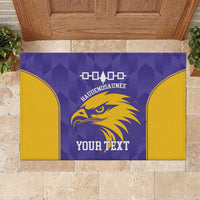 Custom Haudenosaunee Lacrosse Rubber Doormat 2025 Go Nationals