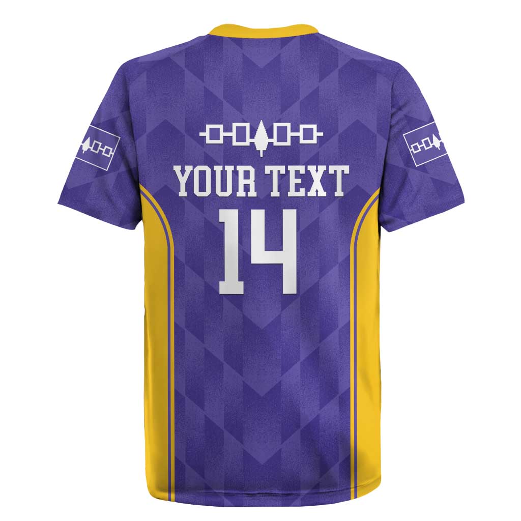 Custom Haudenosaunee Lacrosse Rugby Jersey 2025 Go Nationals
