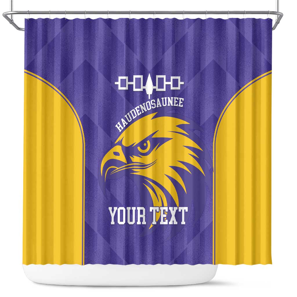 Custom Haudenosaunee Lacrosse Shower Curtain 2025 Go Nationals
