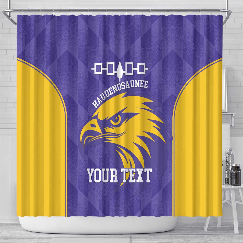 Custom Haudenosaunee Lacrosse Shower Curtain 2025 Go Nationals