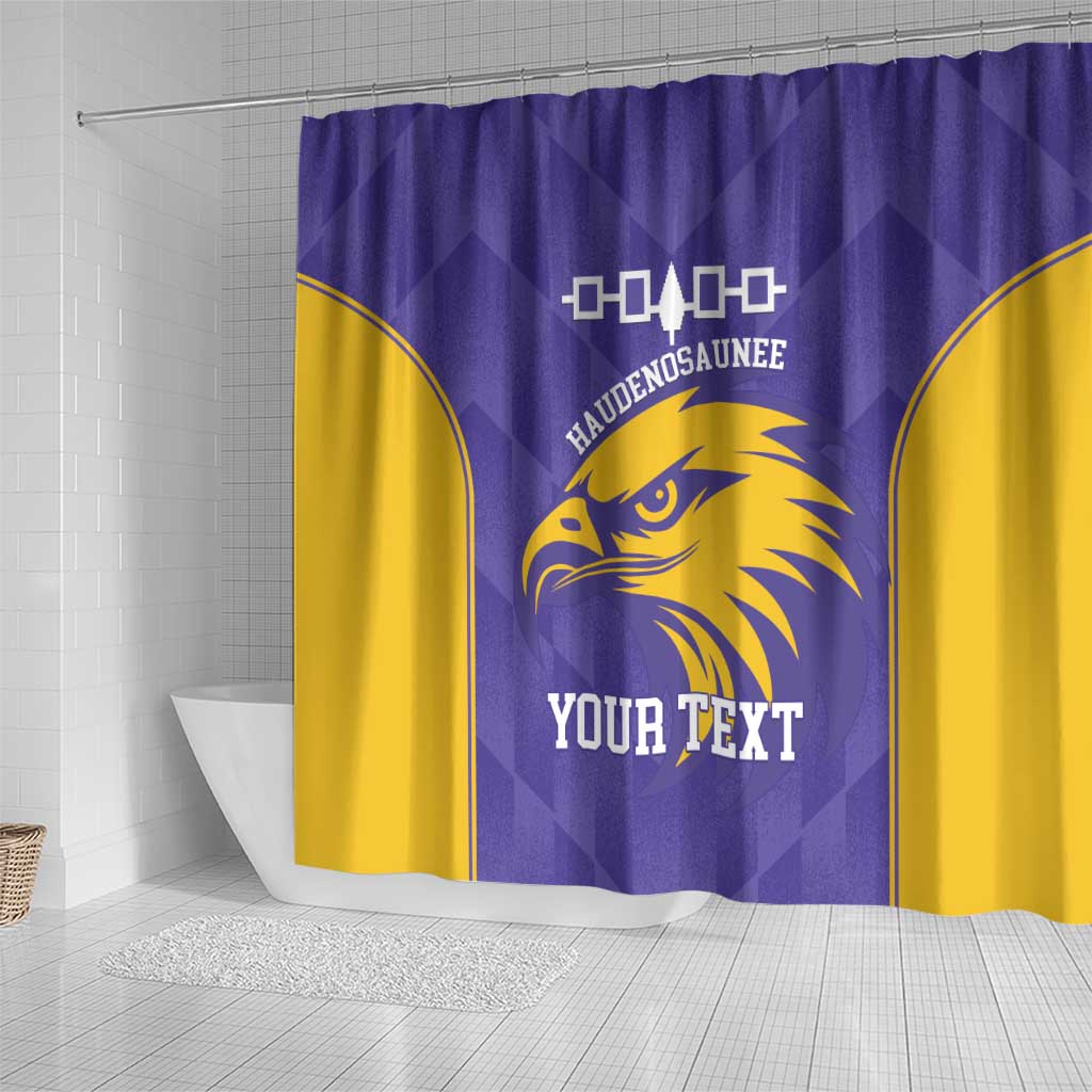 Custom Haudenosaunee Lacrosse Shower Curtain 2025 Go Nationals
