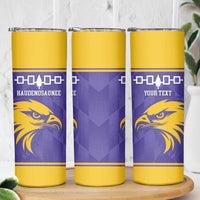 Custom Haudenosaunee Lacrosse Skinny Tumbler 2025 Go Nationals