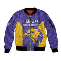 Custom Haudenosaunee Lacrosse Sleeve Zip Bomber Jacket 2025 Go Nationals