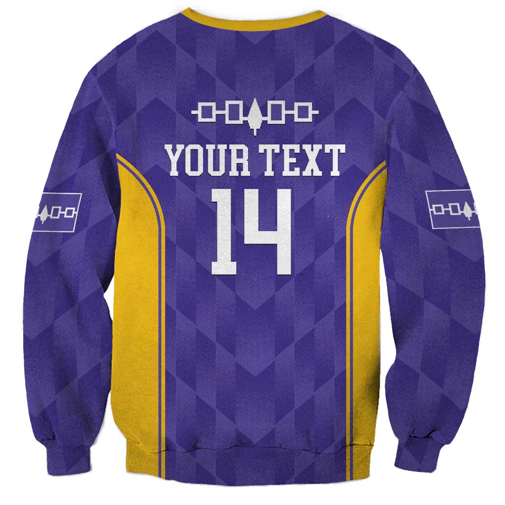 Custom Haudenosaunee Lacrosse Sweatshirt 2025 Go Nationals