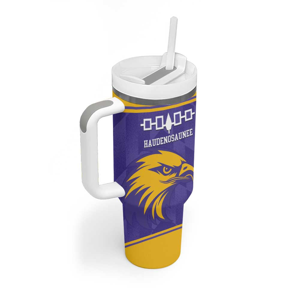Custom Haudenosaunee Lacrosse Tumbler With Handle 2025 Go Nationals