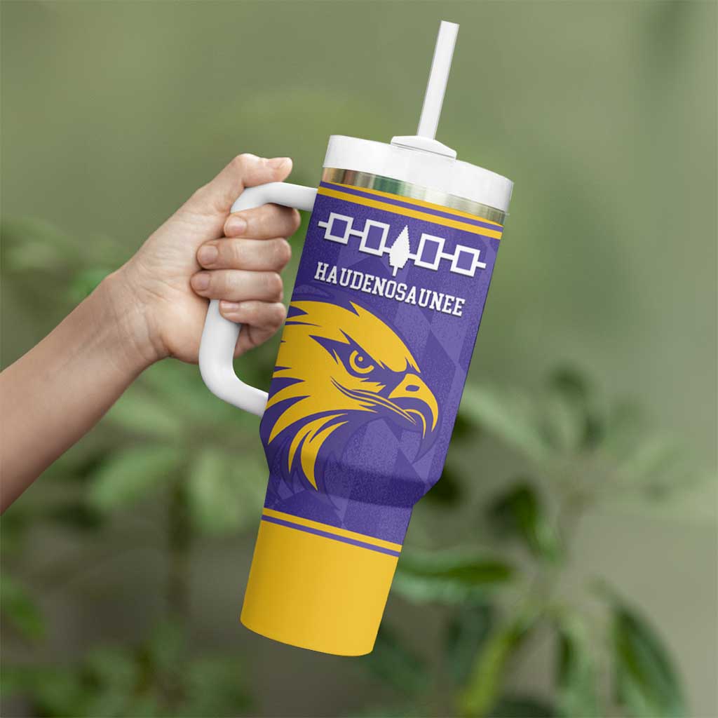 Custom Haudenosaunee Lacrosse Tumbler With Handle 2025 Go Nationals