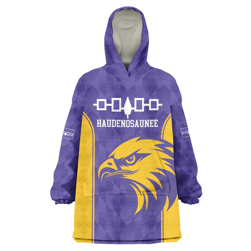 Custom Haudenosaunee Lacrosse Wearable Blanket Hoodie 2025 Go Nationals