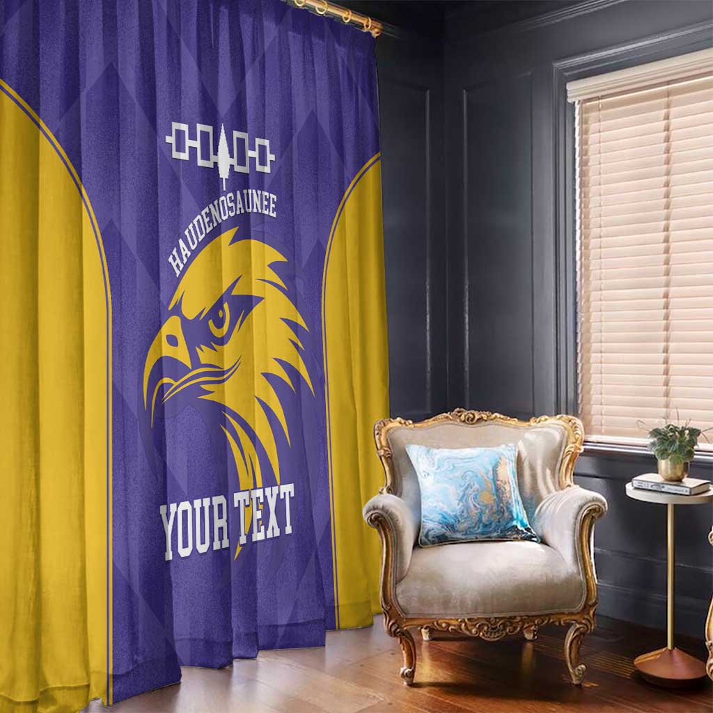 Custom Haudenosaunee Lacrosse Window Curtain 2025 Go Nationals