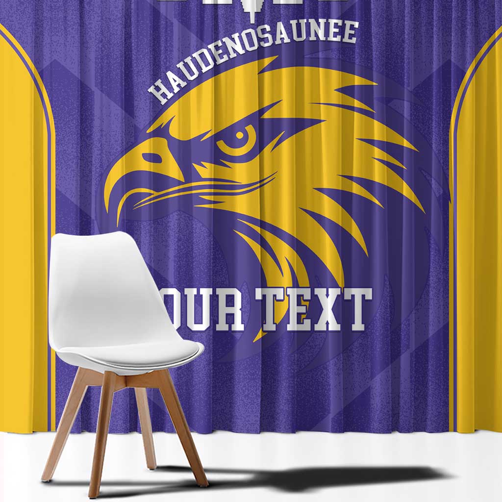 Custom Haudenosaunee Lacrosse Window Curtain 2025 Go Nationals