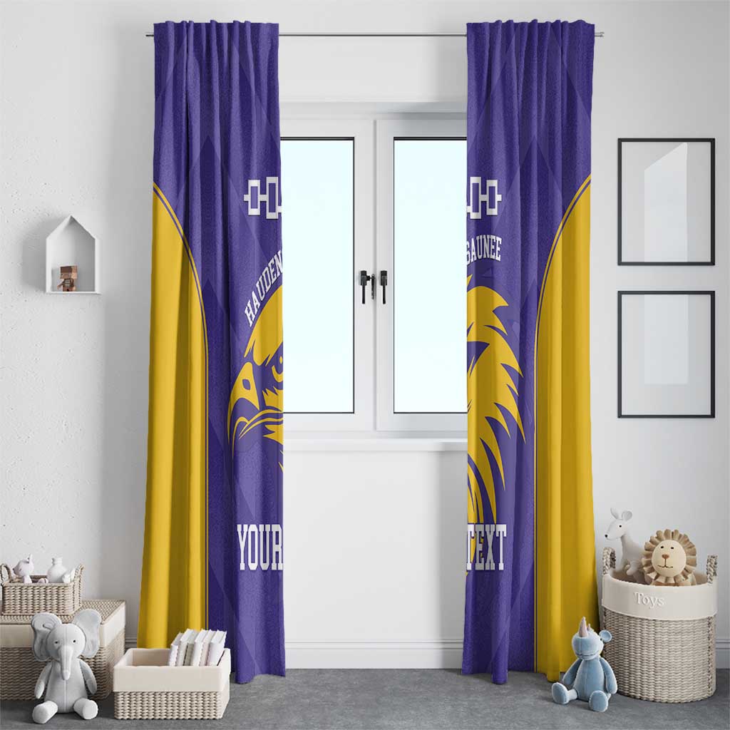 Custom Haudenosaunee Lacrosse Window Curtain 2025 Go Nationals