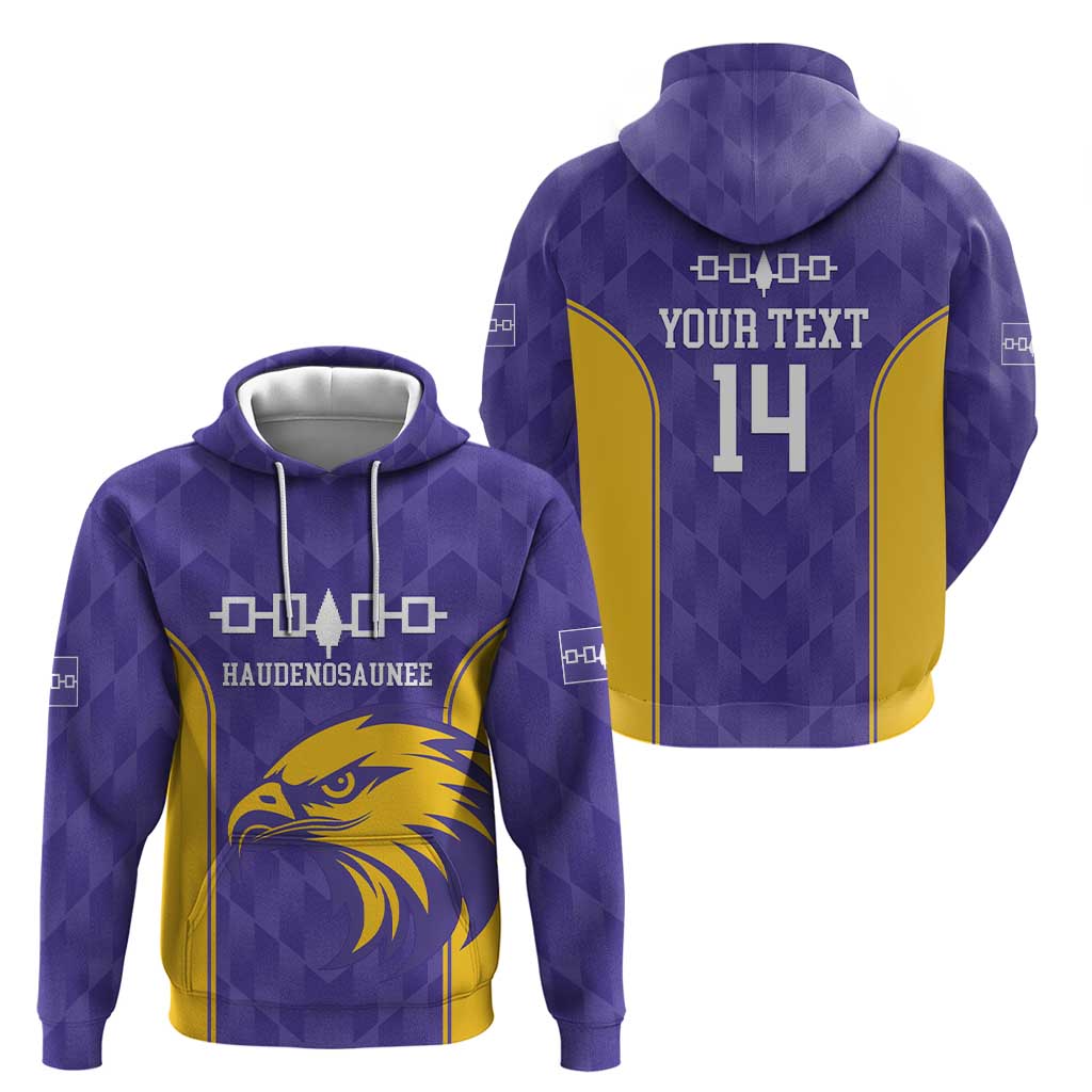 Custom Haudenosaunee Lacrosse Zip Hoodie 2025 Go Nationals