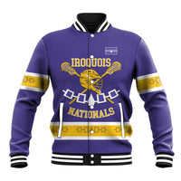 Custom Iroquois Lacrosse Baseball Jacket Haudenosaunee Nationals