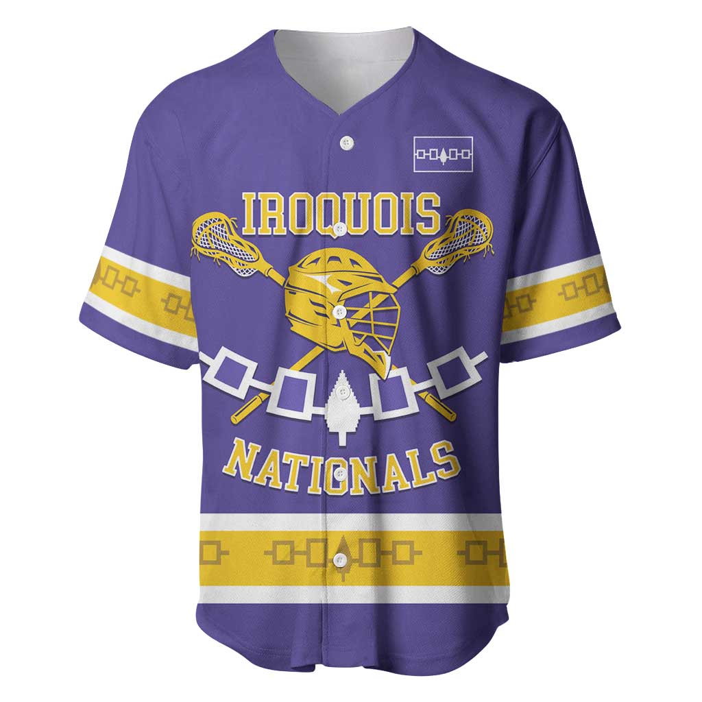 Custom Iroquois Lacrosse Baseball Jersey Haudenosaunee Nationals