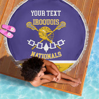 Custom Iroquois Lacrosse Beach Blanket Haudenosaunee Nationals
