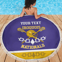 Custom Iroquois Lacrosse Beach Blanket Haudenosaunee Nationals