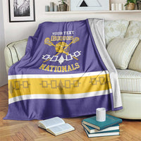 Custom Iroquois Lacrosse Blanket Haudenosaunee Nationals