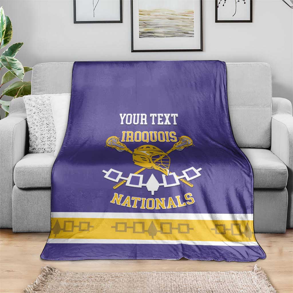 Custom Iroquois Lacrosse Blanket Haudenosaunee Nationals